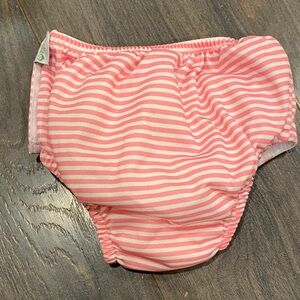 Green sprouts Pink Striped Kids Swim Diaper size 24 months 1:29